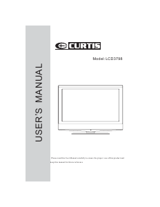 Manual Curtis LCD3798 LCD Television