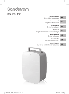 Manual Sandstrøm SDH20L13E Dehumidifier