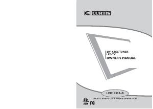 Handleiding Curtis LED1930A-B LED televisie