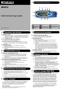Mode d’emploi Curtis MP4212 Lecteur Mp3
