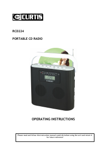 Manual Curtis RCD224 Radio