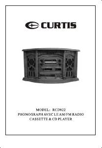 Manual Curtis RCD822 Radio