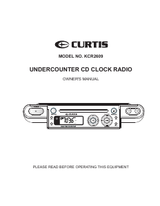 Manual Curtis KCR2609 Radio