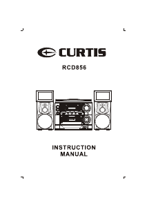 Manual Curtis RCD856UK Stereo-set