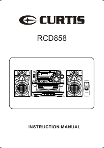 Manual Curtis RCD858 Stereo-set