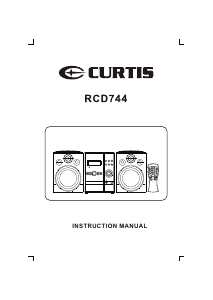 Manual Curtis RCD744 Stereo-set