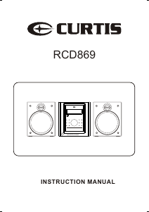 Manual Curtis RCD869 Stereo-set