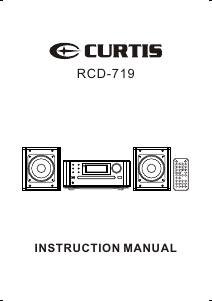 Manual Curtis RCD719 Stereo-set