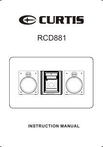 Manual Curtis RCD881 Stereo-set