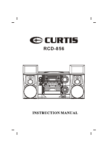 Manual Curtis RCD856 Stereo-set