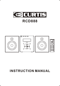 Manual Curtis RCD888 Stereo-set