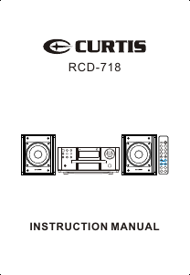 Manual Curtis RCD718 Stereo-set