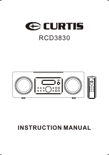 Manual Curtis RCD3830 Stereo-set