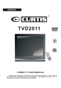 Handleiding Curtis TVD2011 Televisie