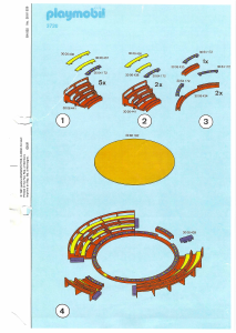 Manual Playmobil set 3720 Circus Romani