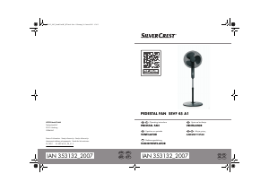 Manual SilverCrest IAN 353132 Fan