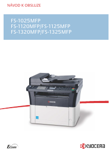 Manuál Kyocera FS-1025MFP Multifunkční tiskárna