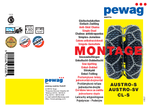 Manuál Pewag Austro Super Versterkt Sněhové řetězy