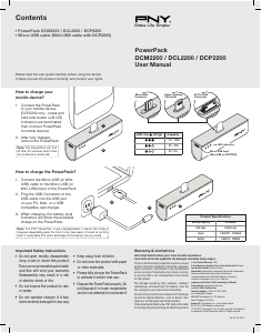 Handleiding PNY PowerPack DCM2200 Mobiele oplader