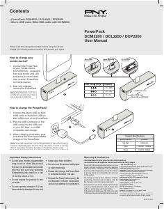 Руководство PNY PowerPack DCP2200 Портативное зарядное устройство