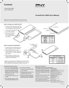 Handleiding PNY PowerPack L8000 Mobiele oplader