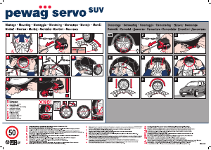 Bruksanvisning Pewag Servo SUV Snøkjettinger