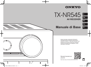 Bruksanvisning Onkyo TX-NR545 Receiver