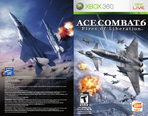 Manual Microsoft Xbox 360 Ace Combat 6 - Fires of Liberation