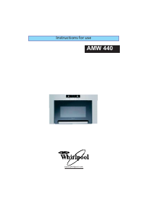 Manual Whirlpool AMW 440 IX Microwave