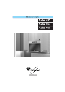 Mode d’emploi Whirlpool AMW 450 IX Micro-onde