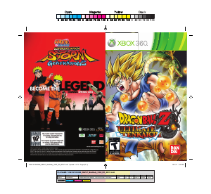 Mode d’emploi Microsoft Xbox 360 Dragon Ball Z - Ultimate Tenkaichi