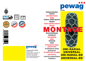 Mode d’emploi Pewag Universal ED Chaînes à neige