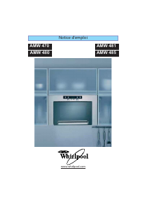 Mode d’emploi Whirlpool AMW 480 WH Micro-onde