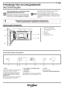 Руководство Whirlpool AMW 4900/IX Микроволновая печь