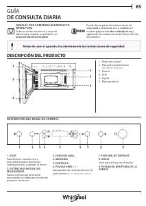 Manual de uso Whirlpool AMW 4920/IX Microondas