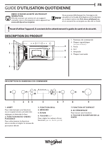 Mode d’emploi Whirlpool AMW 4920/NB Micro-onde