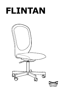 Kasutusjuhend IKEA FLINTAN Kontoritool