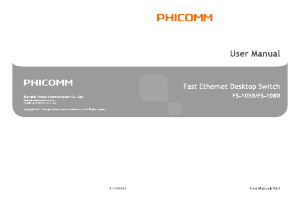 Manual Phicomm FS-105D Switch