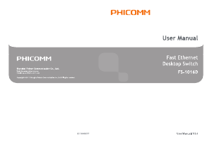 Manual Phicomm FS-1016 Switch