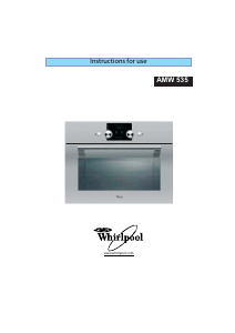 Manual Whirlpool AMW 535 IX Microwave