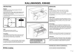 Bruksanvisning Electrolux KM480 Mangel