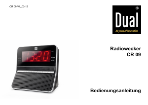 Bedienungsanleitung Dual CR 09 Uhrenradio