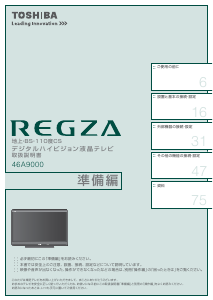 説明書 東芝 46A9000 Regza 液晶テレビ