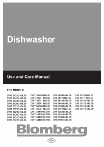 Manual Blomberg DW 35140 NBL00 Dishwasher