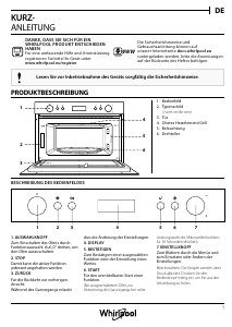 Bedienungsanleitung Whirlpool AMW 804/IX Mikrowelle