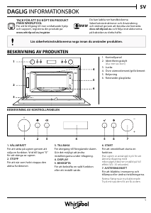 Bruksanvisning Whirlpool AMW 804/IX Mikrovågsugn