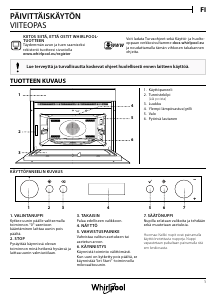 Käyttöohje Whirlpool AMW 805/IX Mikroaaltouuni