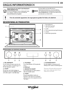 Bruksanvisning Whirlpool AMW 805/IX Mikrovågsugn