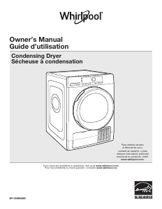 Manual Whirlpool WCD3090JW Dryer