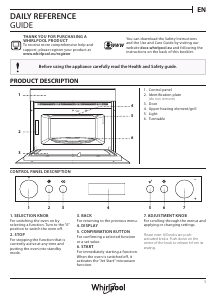 Manual Whirlpool AMW 834/IXL Microwave